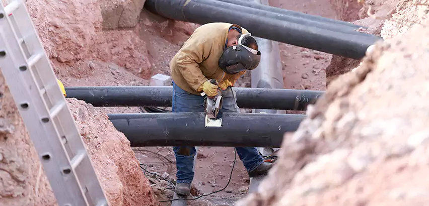 Cast Iron Sewer Pipe Replacement in Kenmore
