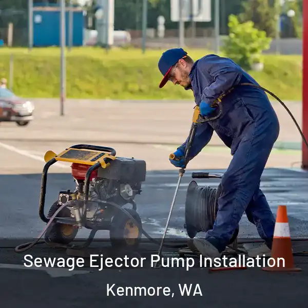  Sewage Ejector Pump Installation Kenmore, WA